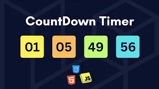 Easy JavaScript Countdown Timer Project Bangla Tutorial