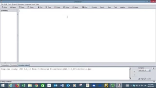 First program in DrJava