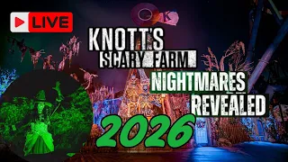 LIVE FIRST LOOK at Knott s Scary Farm 2026 Nightmares Revealed 26