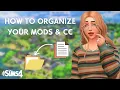 HOW TO KEEP YOUR GIANT MODS FOLDER MANAGABLE - Organizing Mods and Custom Content for the Sims 4