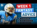 Live Week 1 Lineup Advice Injuries Matchups and More 2023 Fantasy Football