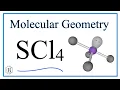 SCl4 Molecular Geometry Bond Angles and Electron Geometry