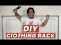 How to make Industrial Clothing Rack DIY for Vintage markets or Closet