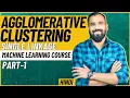 Agglomerative Clustering Single Linkage Part-1 Explained with Solved Example in Hindi