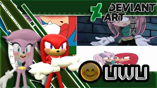 uwu knuckles and Julie su visit DeviantArt
