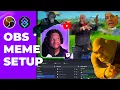 OBS MEME Setup Streamer bot Tutorial Youtube Twitch streams