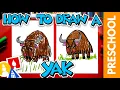 How To Draw A Yak - Letter Y