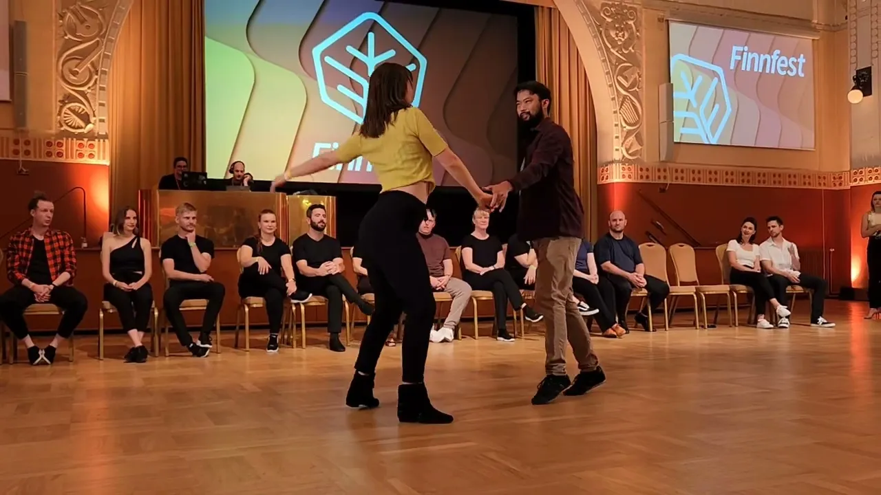 "Attention" Jason Sun & Hilma Kiuru - Open Strictly Finals - Finnfest 2023