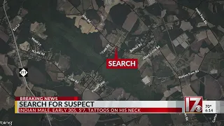 Search for suspect in Hoke County
