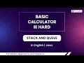 Basic Calculator Iii Hard Module Stack And Queue In English Java 31