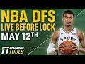 NBA DFS Live Before Lock Tuesday 26 DraftKings FanDuel NBA Lineups