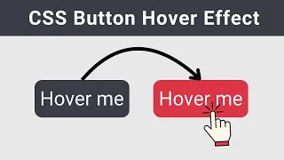 How to add hover effect on button in CSS CSS Button Hover Effect CSS Buttons