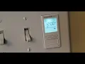 Honeywell 7 Day Programmable Switch How to Set up Set Time Date and Program RPLS740B