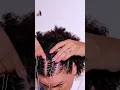 How to braid with needle and thread