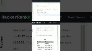 Revising the SELECT Query 1 HackerRank SQL Solution