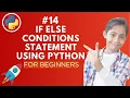 If Else Conditional Statements in Python Python Tutorial - Day