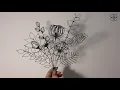 MinnieMadeNY handmade 3D wire flowers