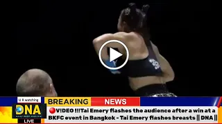 WATCH V DEO Tai Emery flashes breasts DNA