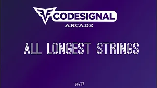 All Longest Strings Codesignal Solutions