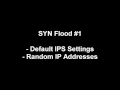 Hping3 vs Cisco IOS IPS module