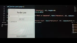Task 1 Todolist using python programming Codsoft