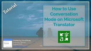 Conversation Mode on Microsoft Translator