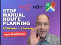Automated Route Planning From 30 Minutes to 5 Seconds with AI
