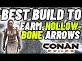 Best build and method to farm Hollowbone arrows - Conan Exiles