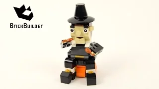 Lego Seasonal 40204 Pilgrim's Feast - Lego Speed Build