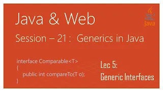 Generics in Java Generic Interface