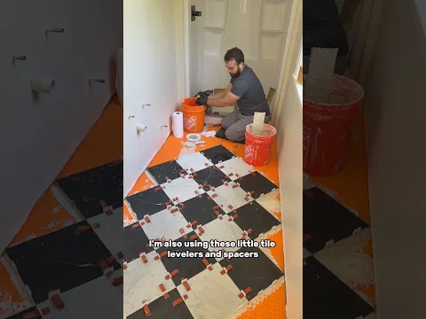 How to tile a bathroom floor