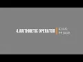 4 TUTORIALS HOW TO LEARN THE BASIC OF PHP PROGRAMMING Arithmetic Operator by Sahabat Sang Surya