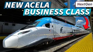 Amtrak s BRAND NEW Acela Launch - Business Class from DC to NYC