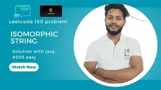 LeetCode 150 Problems Series - Isomorphic Strings Easy Java Solution