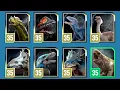 ALL MAX LEVEL 35 TEAM (JURASSIC WORLD ALIVE)
