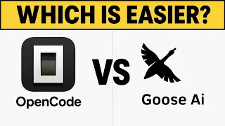 OpenCode vs Goose AI for Coding - Which Agent Is Easier to Use