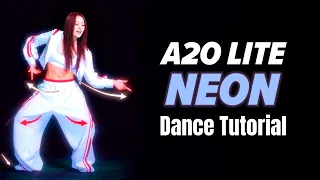 A2O LITE - NEON Intro Dance Tutorial - Full Explanation + Practice | Mirrored + Half-Speed