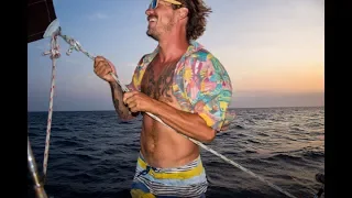 Close your eyes and HOLD ON! Shipping lane Crossing at Night | Sailing Zingaro EP32