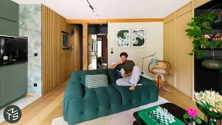 How Hidden Spaces Make This Compact Paris Apartment Feel Bigger, 43sqm/463sqft