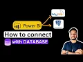 Connect Power BI to MySQL PostgreSQL Easy Guide for Import Direct Query Power BI Tutorial