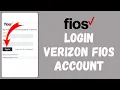 How to Login Verizon Fios Account 2026 Sign In to Verizon Fios Account