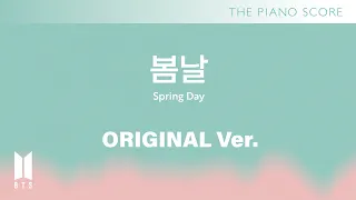 Download THE PIANO SCORE : BTS (방탄소년단) ‘봄날 (Spring Day)’ | Original ver. MP3