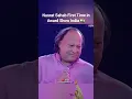 Download Lagu Nusrat Sahab In Award Show India 🇮🇳 - Award goes to Amir Khan #trending #nfak #qawwali #shorts