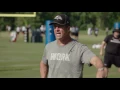John Harbaugh Mic d at Ravens Practice
