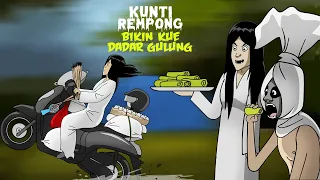 Kuntilanak Masak Kue, Pocong jadi Penjual - Kartun Hantu Lucu