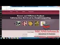 Secure and Efficient Product Information Retrieval in Cloud Computing Java project