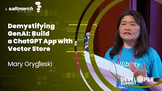 Demystifying GenAI Build a ChatGPT App with Vector Store - Mary Grygleski