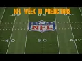 NFL Week 10 Predictions