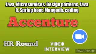 Selected Accenture JAVA telephonic interview Technomanagerial round for experienced 5 years