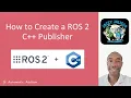 How to Create a ROS 2 C Publisher - Jazzy